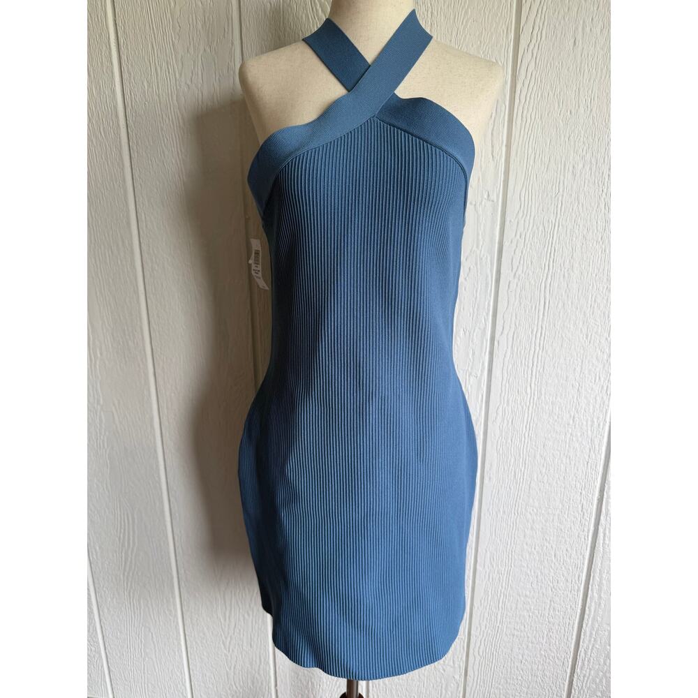 NWT Babaton Sculpt Knit Criss Cross Dress, XL $110 - Picture 3 of 9